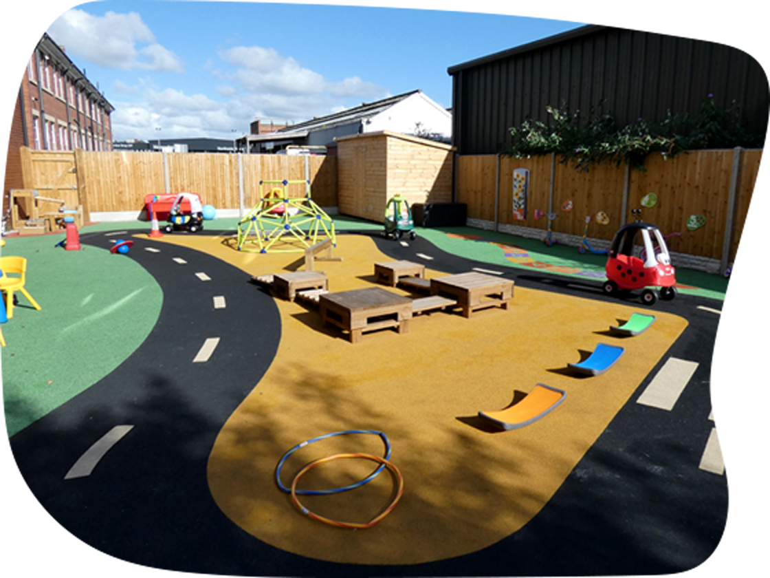 Toys and Games outside of the Sunny Skies Academy in Doncaster